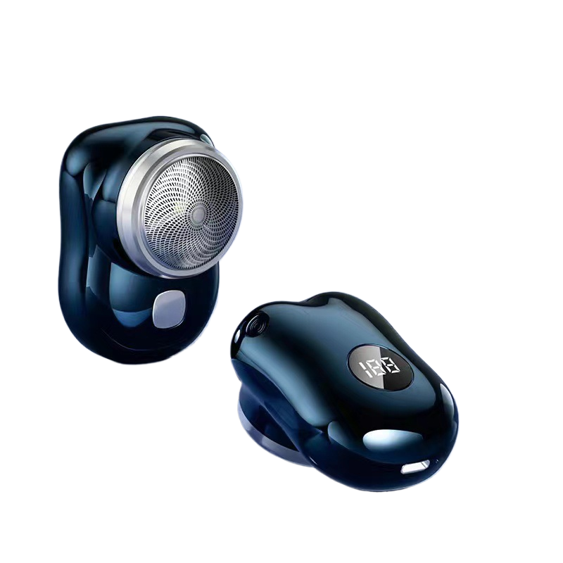 Mini Electric Shaver with Floating Cutter Head and Digital Display