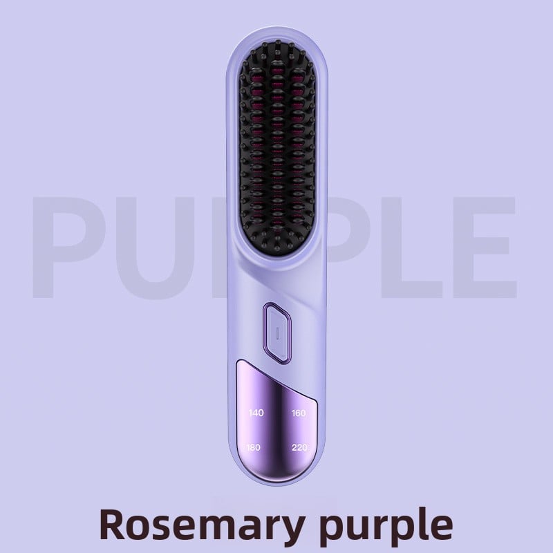 LCD display ceramic straight hair comb