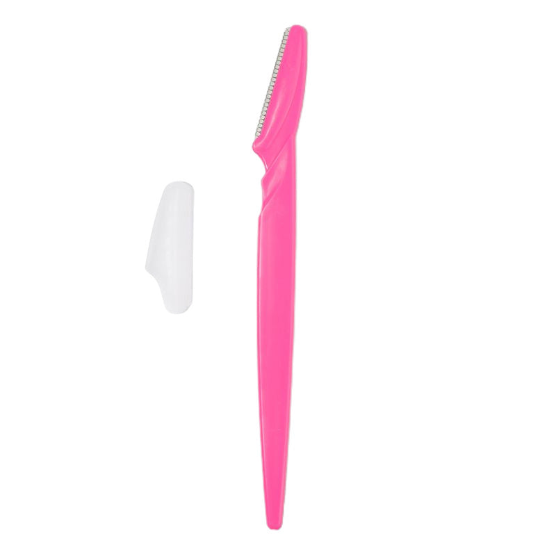 Straight-bladed sharp eyebrow trimming scissors