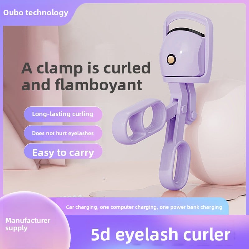 Electric eyelash curling ironing clip