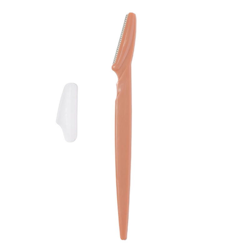 Straight-bladed sharp eyebrow trimming scissors