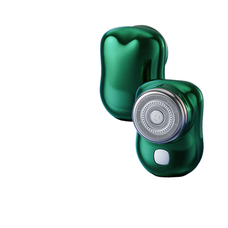 Mini Electric Shaver with Floating Cutter Head and Digital Display