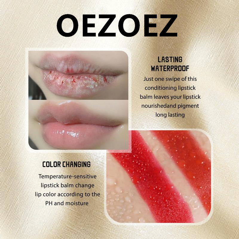 Anti-smudging gilt color-changing lipstick