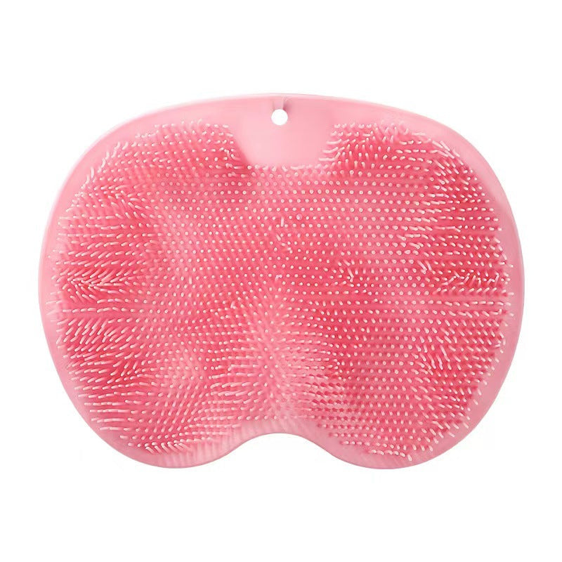 Wall-Mounted Foot and Back Scrub Pad with Strong Suction Cups