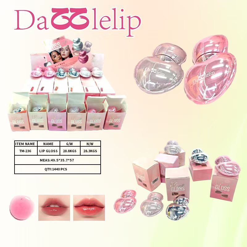Water Mist Heart-shaped Lip gloss
