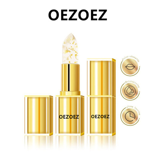 Anti-smudging gilt color-changing lipstick