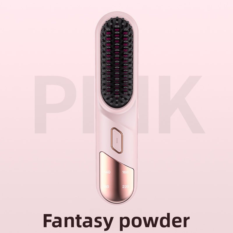 LCD display ceramic straight hair comb