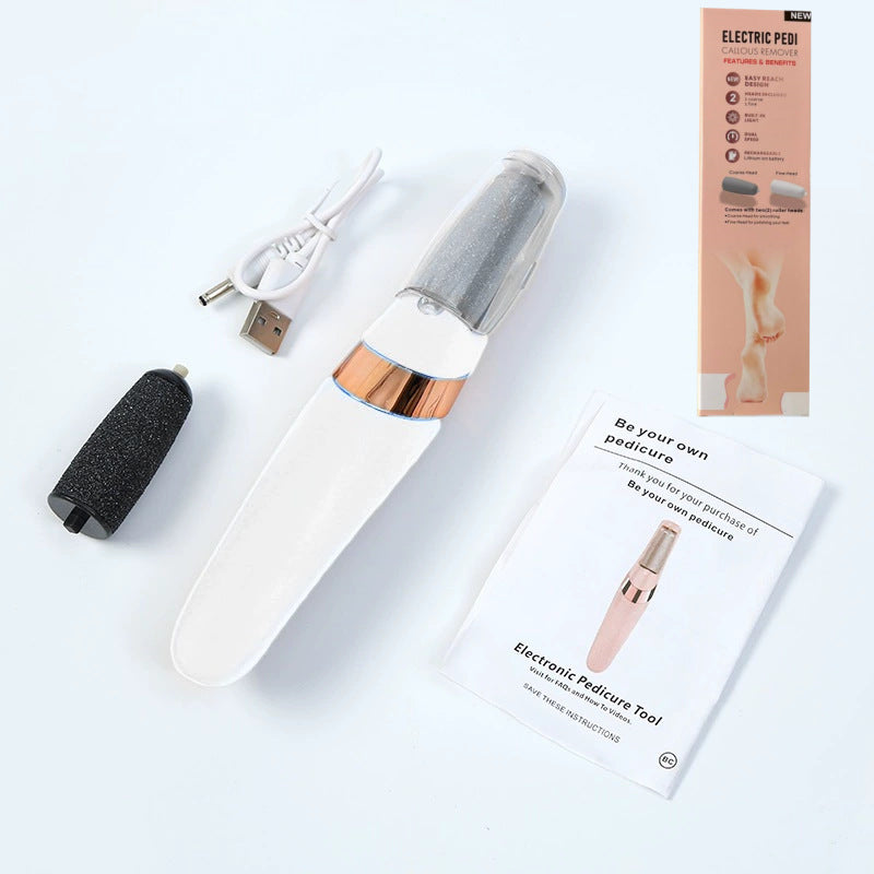 Rechargeable electric foot sander