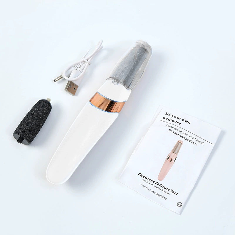 Rechargeable electric foot sander