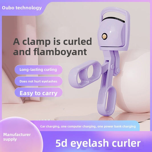 Electric eyelash curling ironing clip