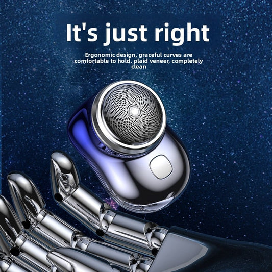 Mini Electric Shaver with Floating Cutter Head and Digital Display