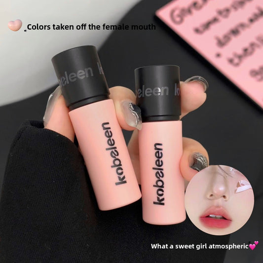 Powder tube lip glaze soft matte lip clay