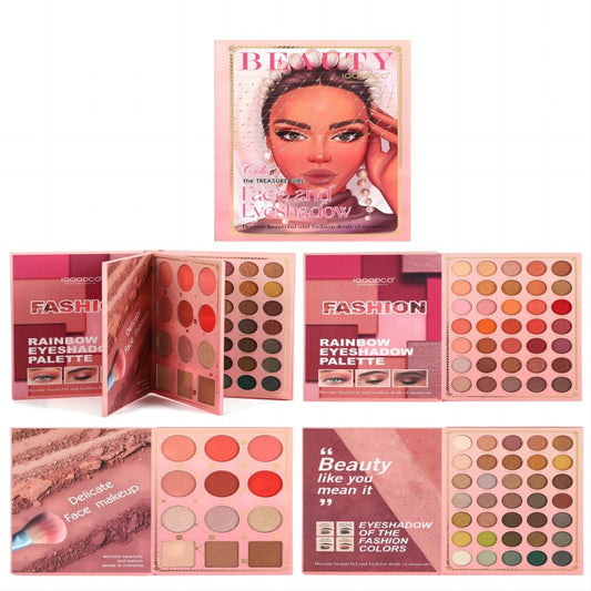 82-Color Book-Style Multifunctional Makeup Palette
