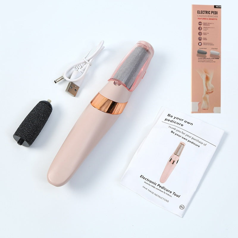 Rechargeable electric foot sander