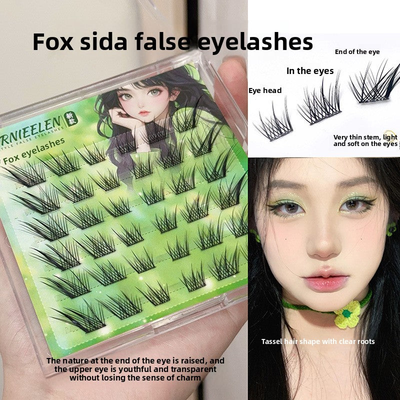Self-adhesive and easy-to-remove large-capacity false eyelashes