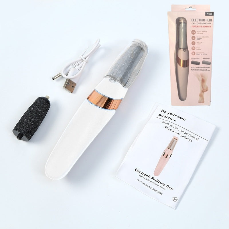 Rechargeable electric foot sander