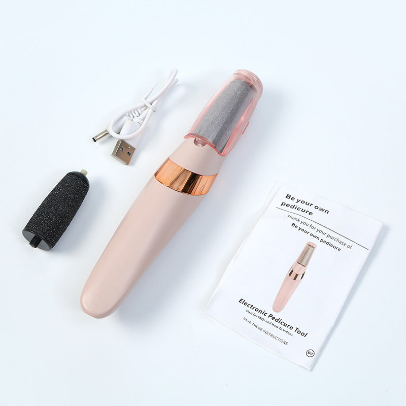 Rechargeable electric foot sander