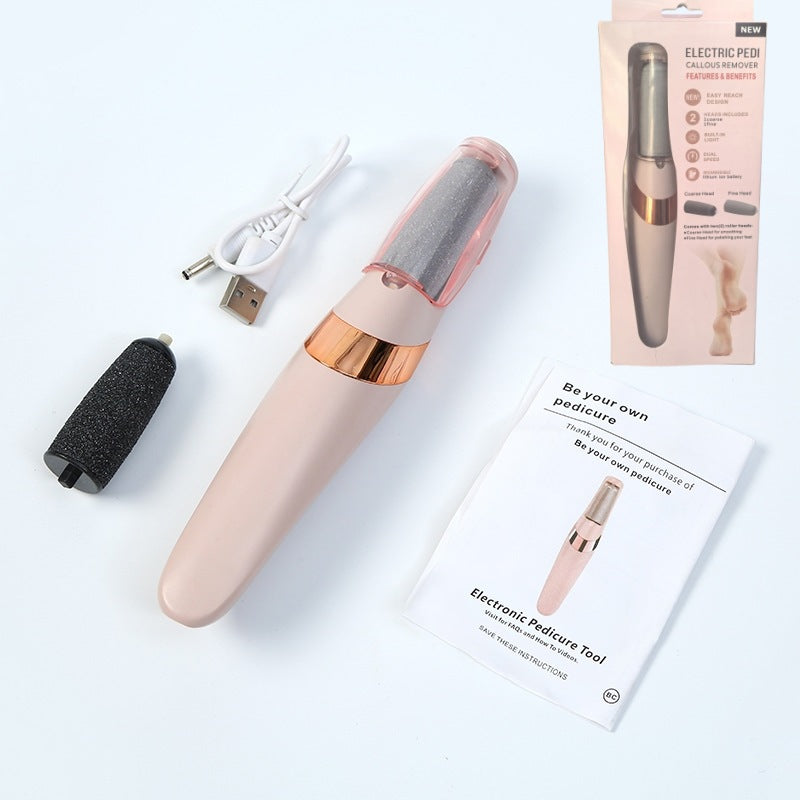 Rechargeable electric foot sander
