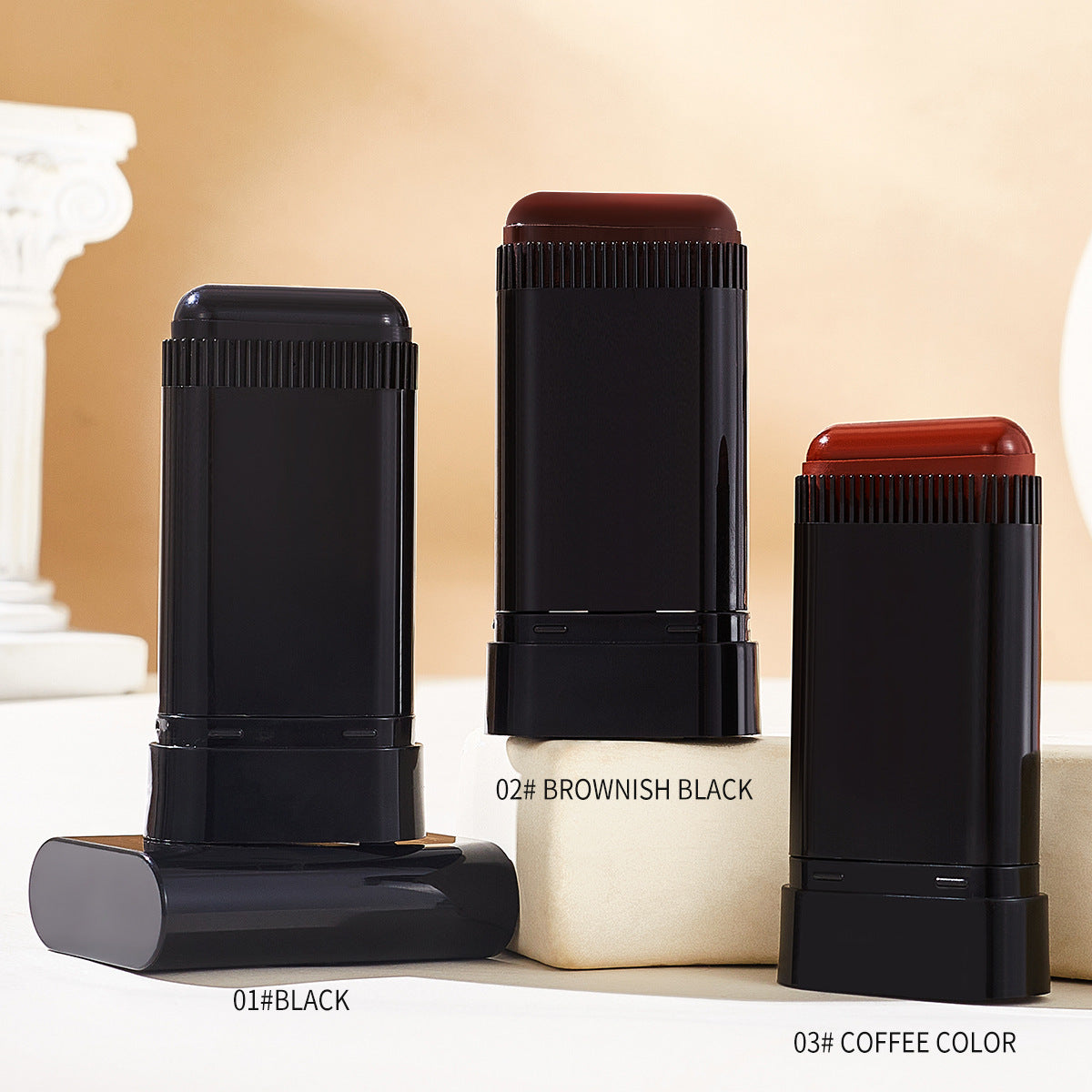 Disposable Portable Hair Coloring Stick for White Hair Cover